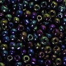 2mm Rocailles opak gelüstert