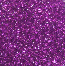 2mm Rocailles mit Silbereinzug