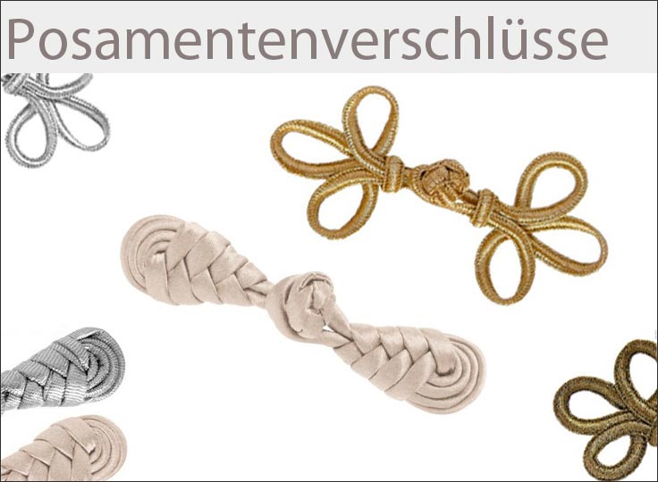 Posamentenverschlüsse günstig online kaufen auf paillettenshop.de