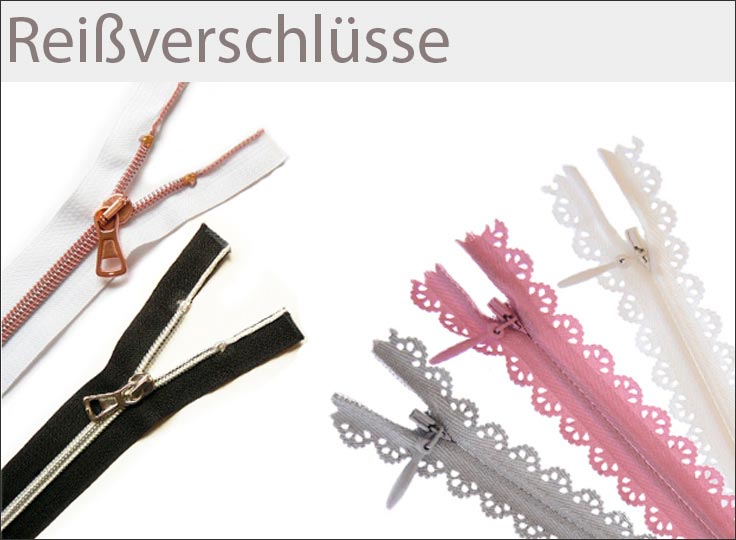 Reissverschlüsse günstig online kaufen auf paillettenshop.de