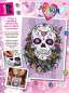 Preview: Sequin-Art Paillettenbilder Flower Skull 1824