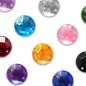 Preview: Strassimitatstein Rund 10-11mm - paillettenshop.de