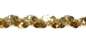 Preview: gebogte Paillettenborte mit Lurexband - gold