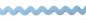 Preview: Zackenlitze 10mm Baumwolle in hellblau 17