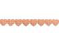 Preview: Herzborte "Vichy orange