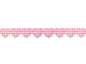 Preview: Herzborte "Vichy rosa