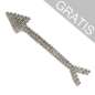 Preview: Strassschmuck "Pfeil" 16cm SS20