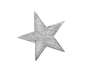 Preview: Stickmotiv Stern 4,5cm in silber