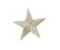 Preview: Stickmotiv Stern 4,5cm in creme beige