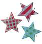 Preview: Bügelmotiv "star" ca.5,3cm