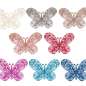 Preview: Bügelmotiv Spitzen-Schmetterling paillettenshop.de