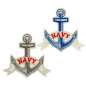 Preview: Stickmotiv Navy Anker ca. 7,5x7cm