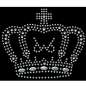 Preview: Strass-/Nietenmotiv Krone 9710821
