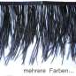 Preview: Straußenfranse ca. 15cm  paillettenshop.de