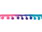 Preview: Pomponborte NEON Regenbogen  10mm-25mm