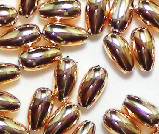 Metallic-Tropfen 6x3mm gold