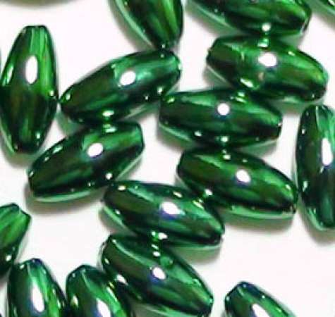 Metallic-Olive 8x4mm grün