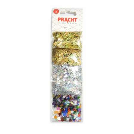 Pailletten Sterne Mix farblich sortiert 0883-00505