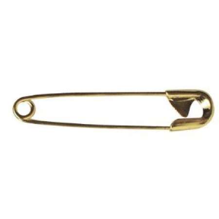 Sicherheitsnadeln 34mm gold 1230-3493
