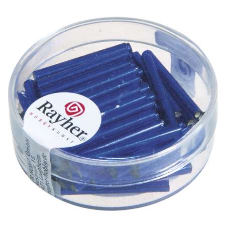 Glasstifte 20mm dunkel blau