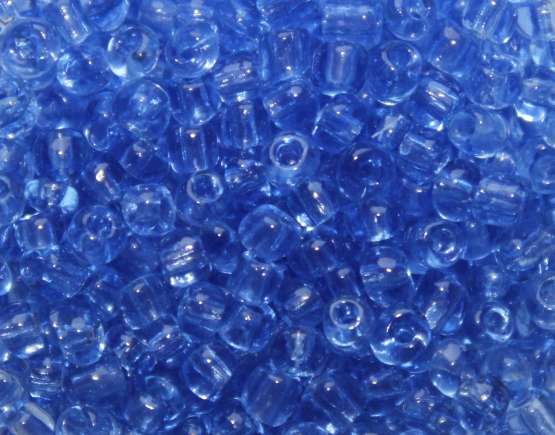 Rocailles 2,6mm transparent hellblau