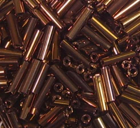 Glasstifte  7mm kupfer mit Silbereinzug
