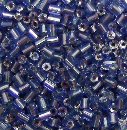 Glasstifte 2mm mit Silbereinzug hellblau