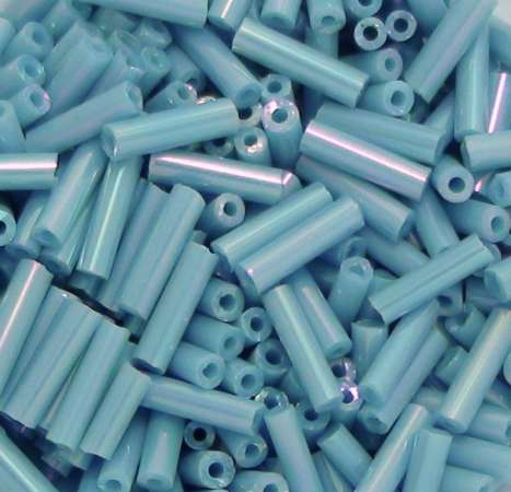Glasstifte  7mm opak hellblau
