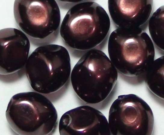 Renaissance-Perle 9mm nougat Wachsperlen Perlen Schmuckperlen
