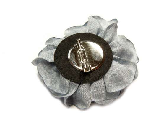 Ansteckblume "Blumenbrosche" ca. 7,5cm Rückseite