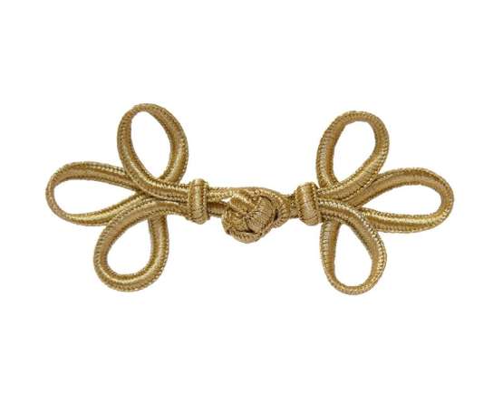 Lurex-Verschluss - gold