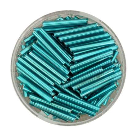 Glasstifte 15mm türkis 13g in Dose
