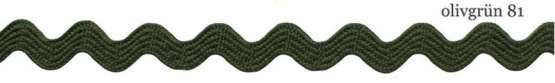 3m Zackenlitze ca. 8 - 9mm Polyester