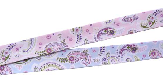 BW-Schrägband "Paisley" paillettenshop