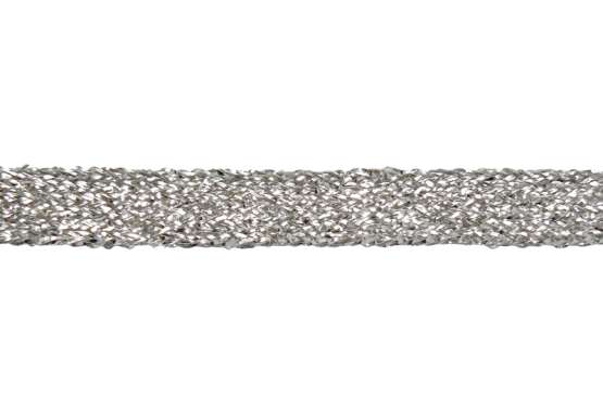 Lurexlitze 25mm - silber