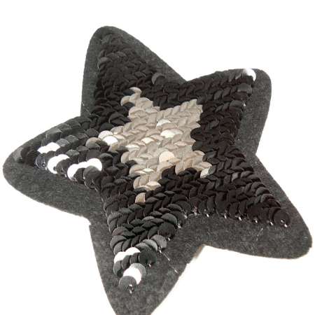 Wendepaillettenmotiv "Stern" ca.9,5cm