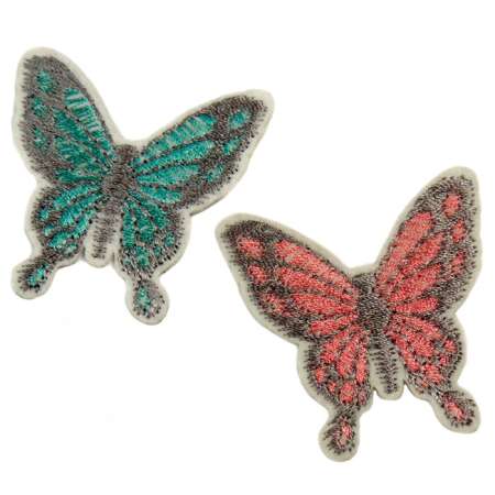 Stickmotiv Schmetterling zum Aufbügeln 5x5cm