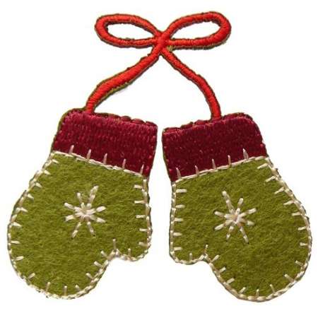 Stickmotiv "Filz-Handschuhe"