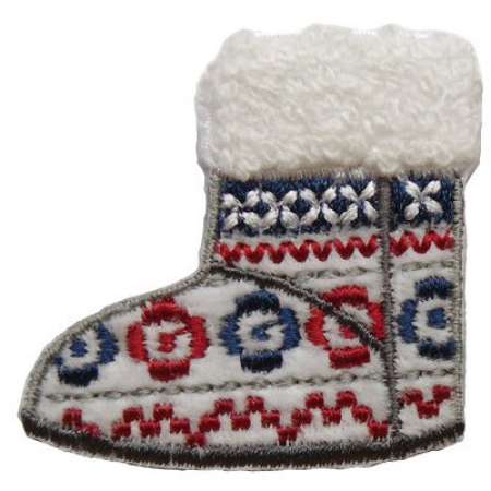 Stickmotiv "snowboots" ca. 4,5cm