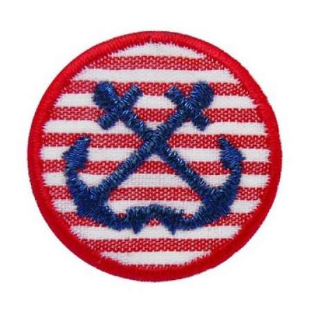 Stickmotiv "Maritim" ca. 3 cm  paillettenshop.de