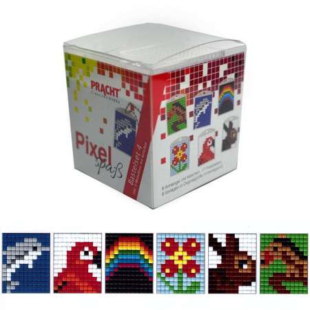 Pixel Spaß Bastel Set 4 Schlüsselanhänger 90011-63501