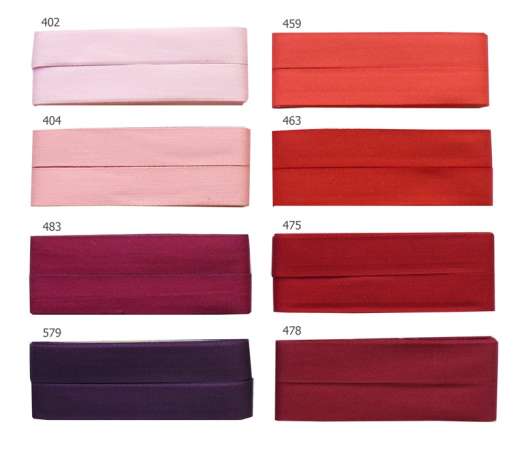 verschiedene Farben 4m Nahtband Baumwolle Köperband 20mm