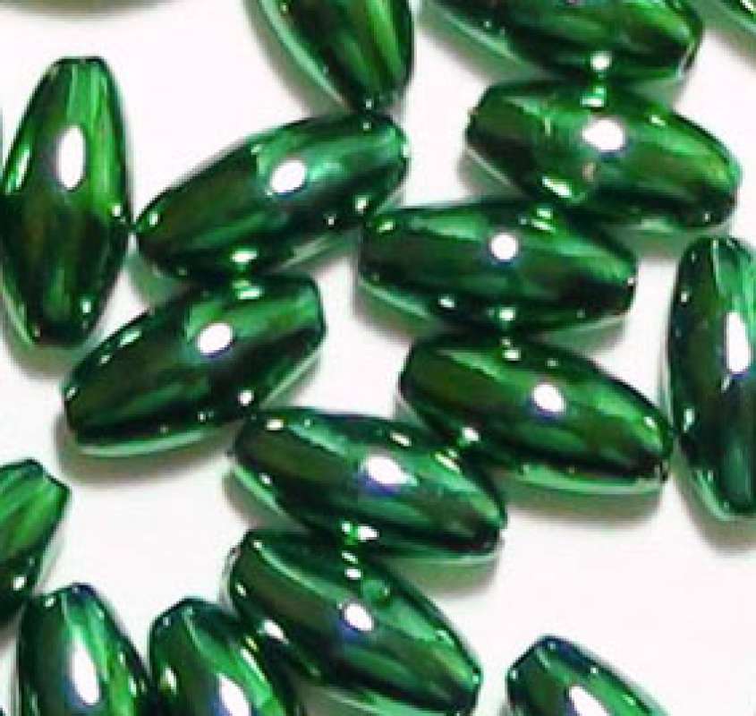 Metallic-Olive 8x4mm grün