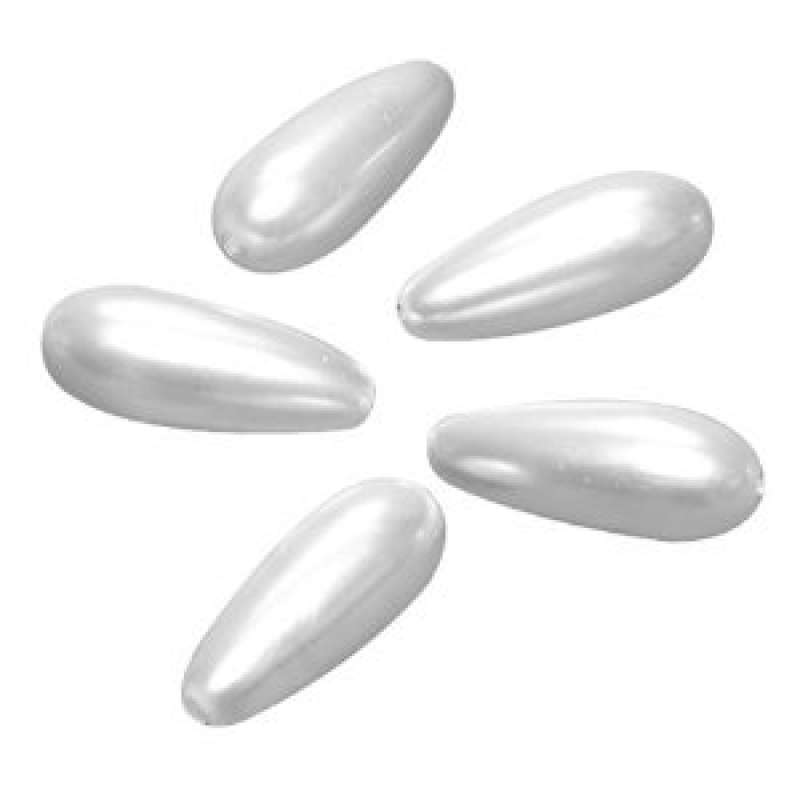 Wachstropfen  8x20mm weiß