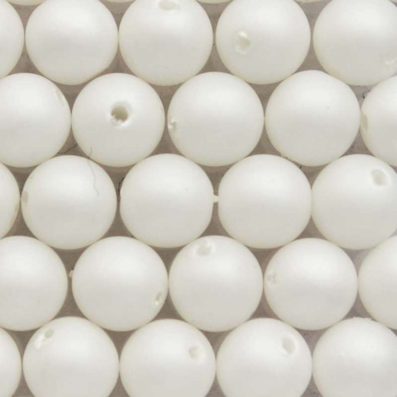 Wachsperlen 4mm weiß matt 0820-04314