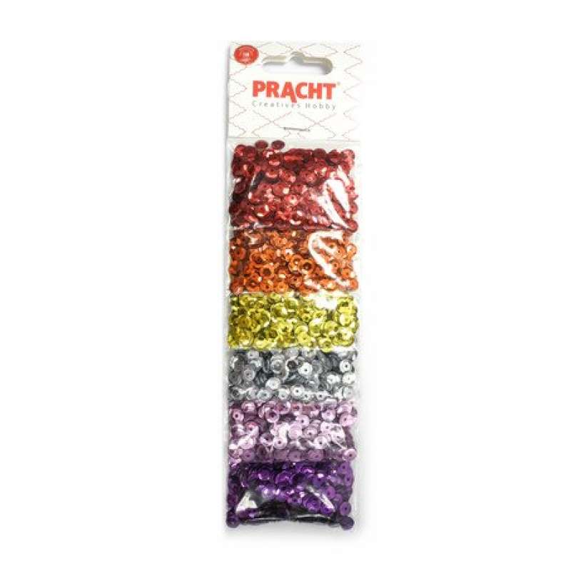 Pailletten Mix 6mm gewölbt farblich sortiert 0885-06245