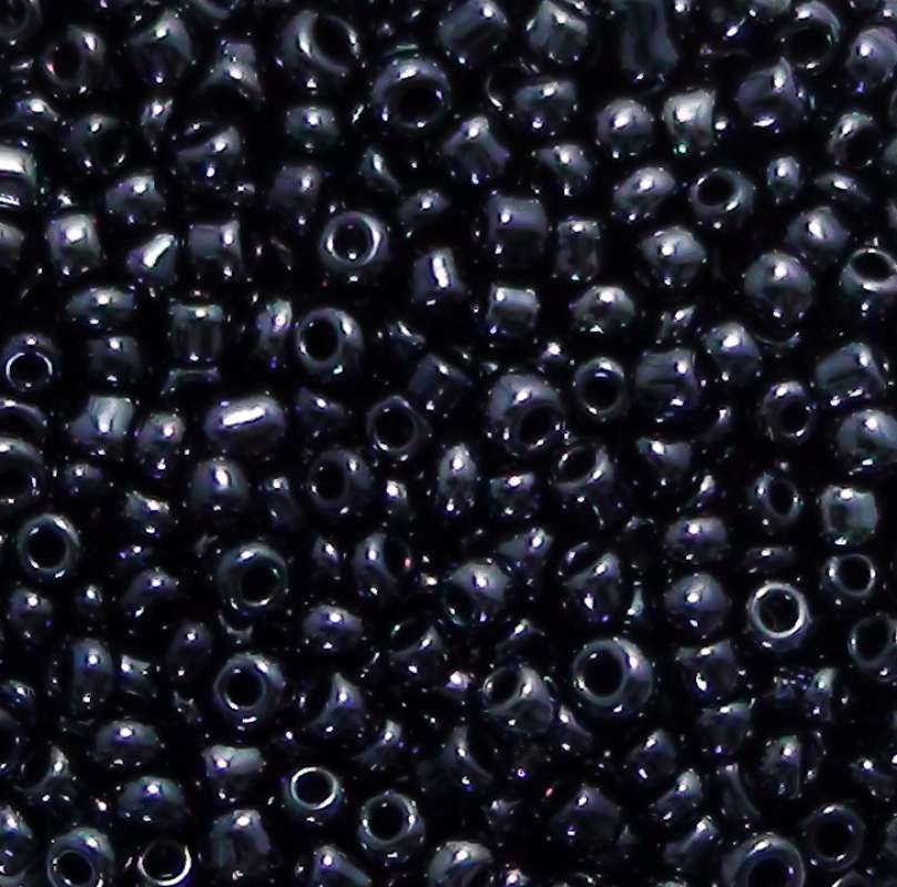 Rocailles 2,6mm mit Silbereinzug blutstein