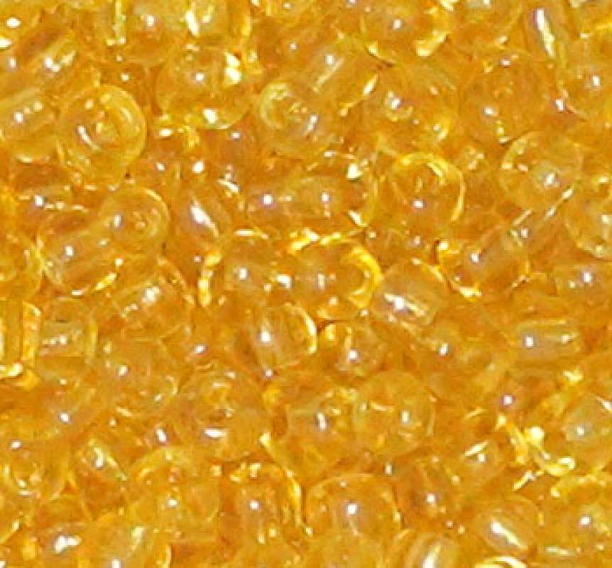 Rocailles 2,6mm transparent mittelbraun