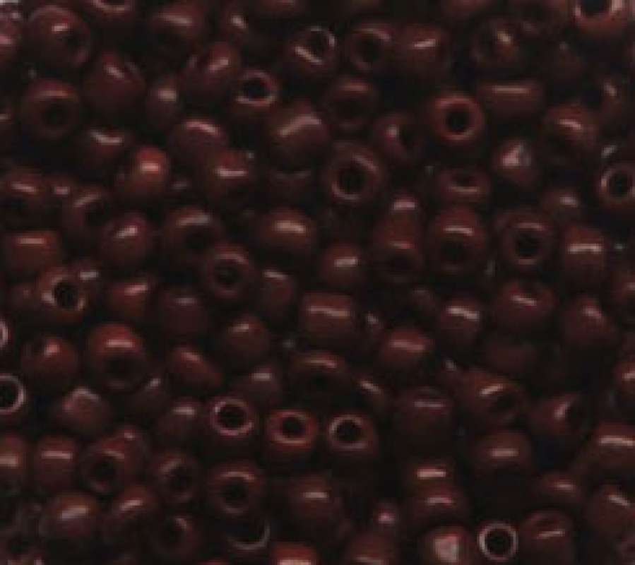 Rocailles 2,6mm opak dunkelbraun