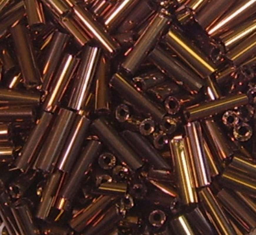 Glasstifte  7mm kupfer mit Silbereinzug